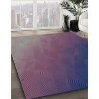 Patterned Purple Rug, pat793lblu