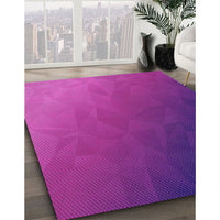 Patterned Crimson Purple Rug, pat793pur