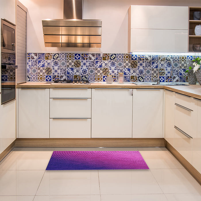 Patterned Crimson Purple Rug in a Kitchen, pat793pur