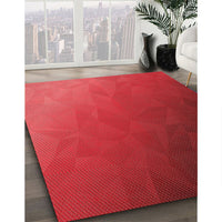 Patterned Red Rug, pat793rd