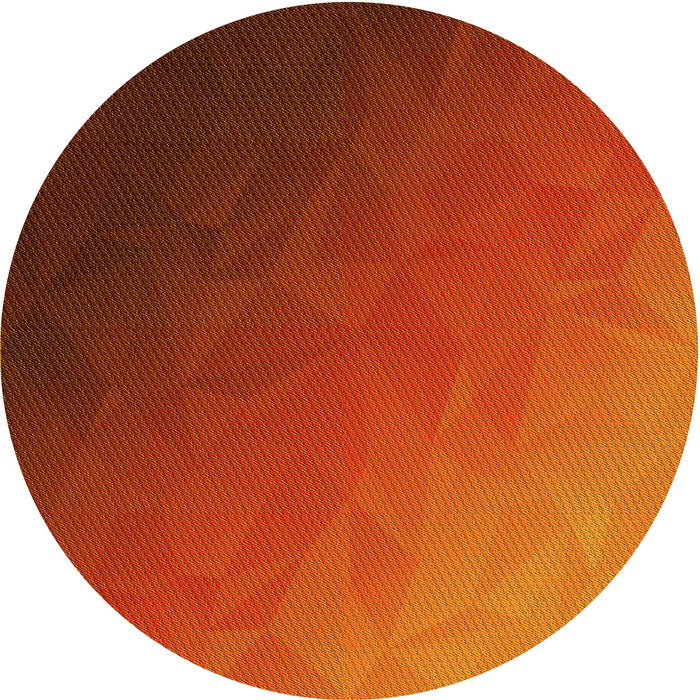 Square Machine Washable Transitional Orange Red Orange Rug in a Living Room, wshpat793yw