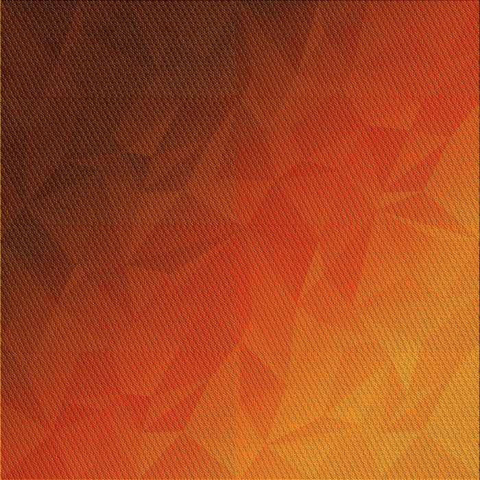 Round Patterned Orange Red Orange Rug, pat793yw