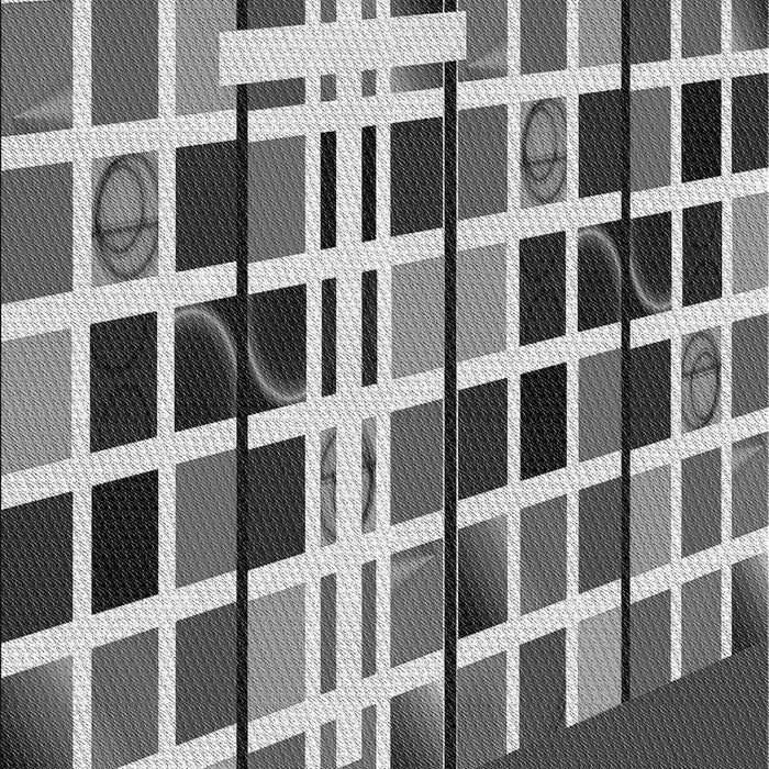 Patterned Cloud Gray Rug, pat794gry