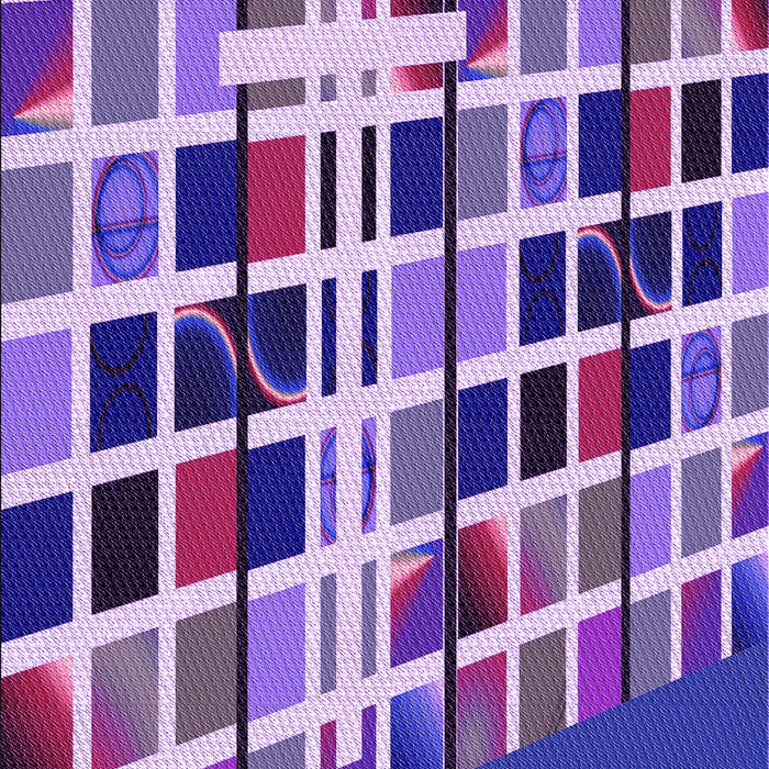 Patterned Bright Purple Rug, pat794pur