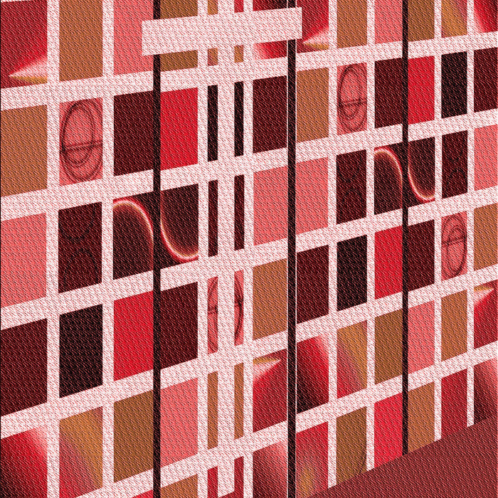 Patterned Red Rug, pat794rd