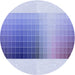 Square Machine Washable Transitional Periwinkle Purple Rug in a Living Room, wshpat795blu