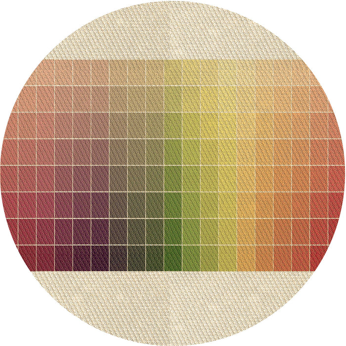 Square Machine Washable Transitional Brown Gold Rug in a Living Room, wshpat795brn