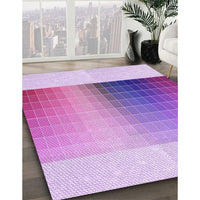 Patterned Blossom Pink Rug, pat795pur