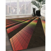 Patterned Light Brown Rug, pat796brn