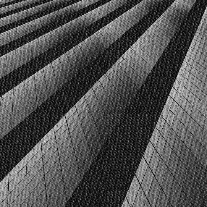 Patterned Charcoal Black Rug, pat796gry