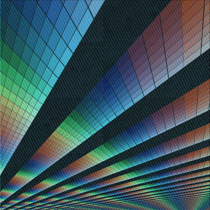 Round Patterned Deep-Sea Green Rug, pat796lblu