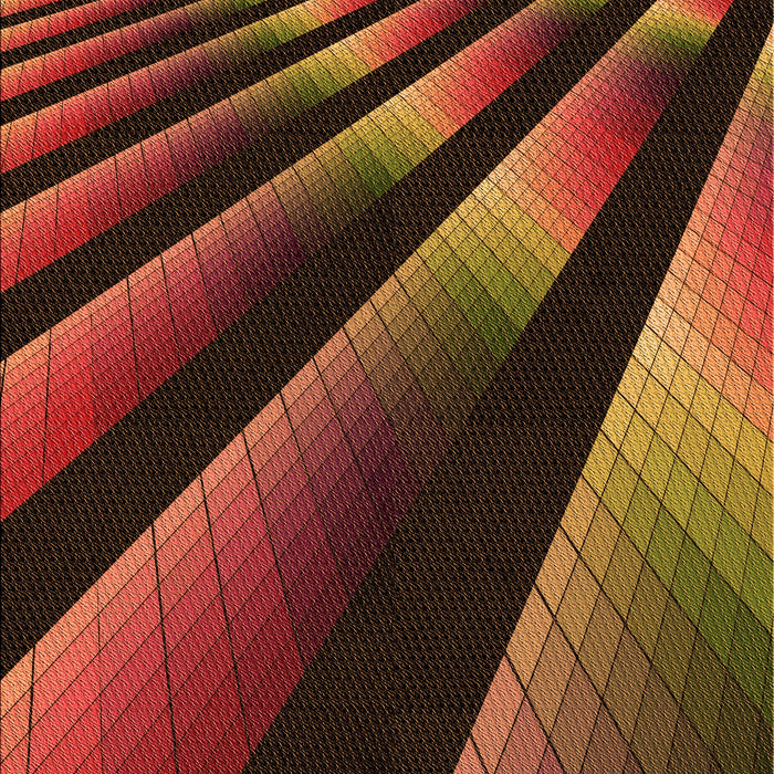 Patterned Maroon Red Rug, pat796org