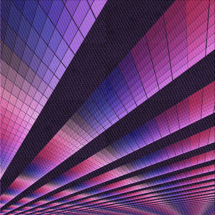 Round Patterned Dark Orchid Purple Rug, pat796pur