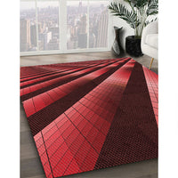 Patterned Red Rug, pat796rd