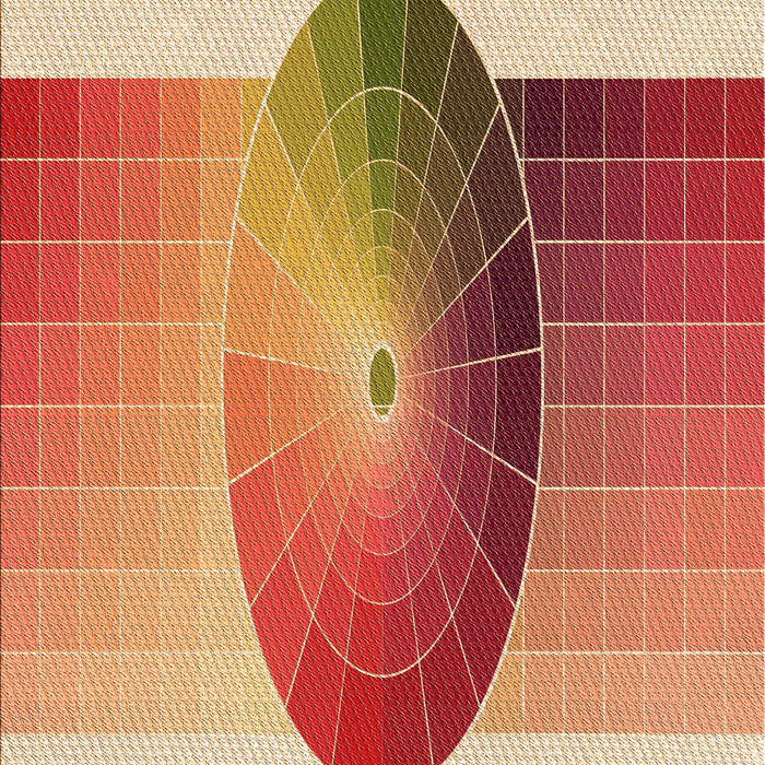 Patterned Red Rug, pat797org