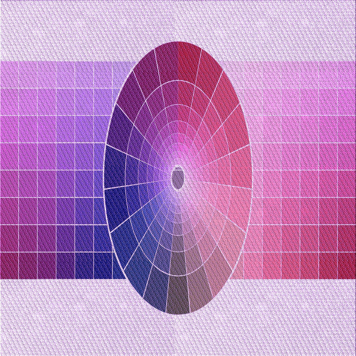 Round Machine Washable Transitional Blossom Pink Rug, wshpat797pur