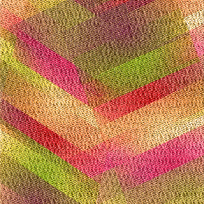 Round Patterned Red Rug, pat798org