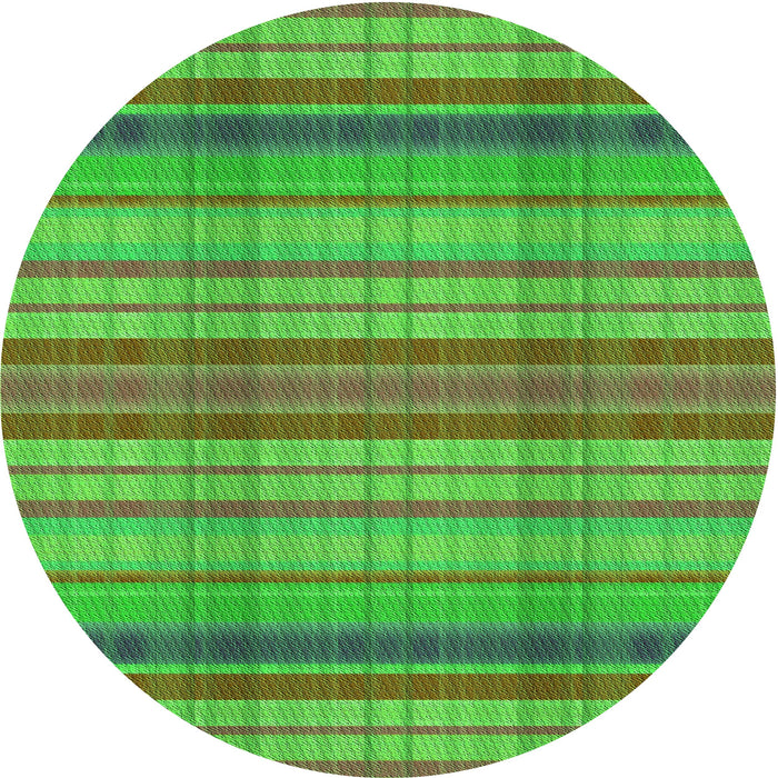 Square Machine Washable Transitional Fern Green Rug in a Living Room, wshpat799grn