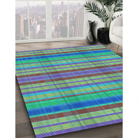 Patterned Purple Rug, pat799lblu