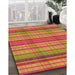 Machine Washable Transitional Yellow Rug in a Family Room, wshpat799org