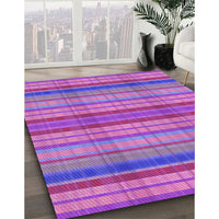 Patterned Purple Rug, pat799pur