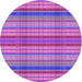 Square Patterned Purple Rug, pat799pur