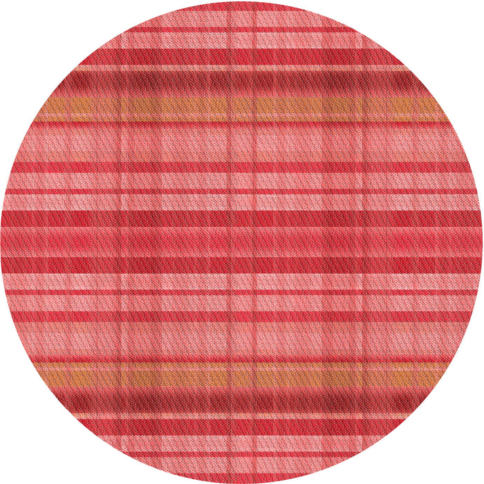 Square Patterned Red Rug, pat799rd