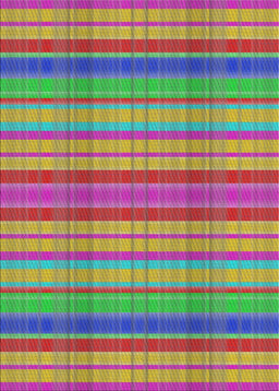 Patterned Yellow Green Novelty Rug, pat799