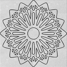 Sideview of Machine Washable Transitional White Smoke Rug, wshpat7