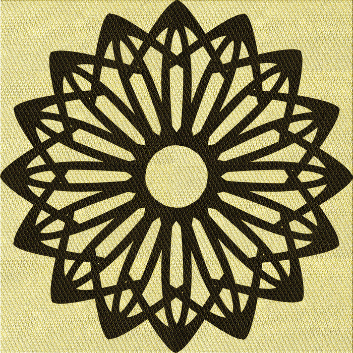 Round Machine Washable Transitional Chocolate Brown Rug, wshpat8yw