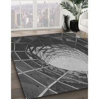 Patterned Gray Rug, pat80gry