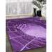 Machine Washable Transitional Purple Rug in a Family Room, wshpat80pur