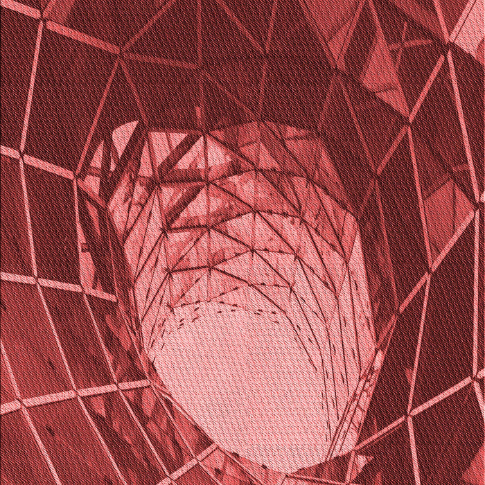 Machine Washable Transitional Cranberry Red Rug, wshpat80rd