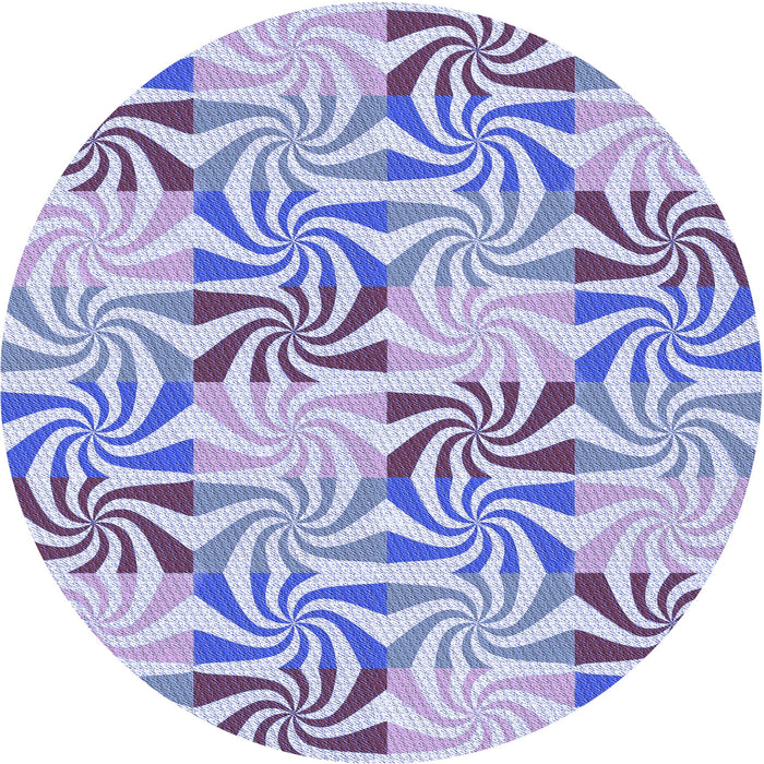 Square Machine Washable Transitional Slate Blue Rug in a Living Room, wshpat800blu