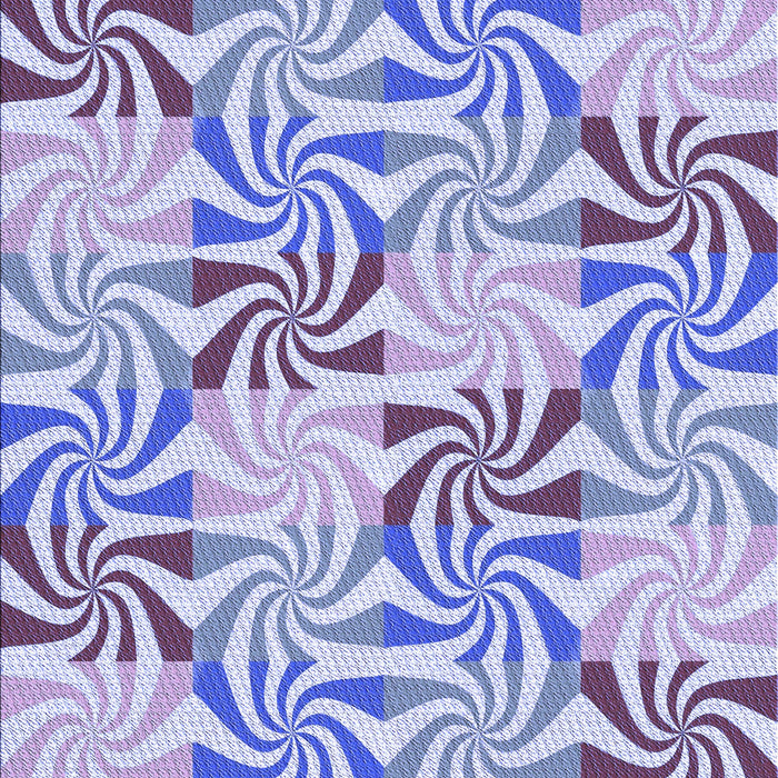 Patterned Slate Blue Rug, pat800blu