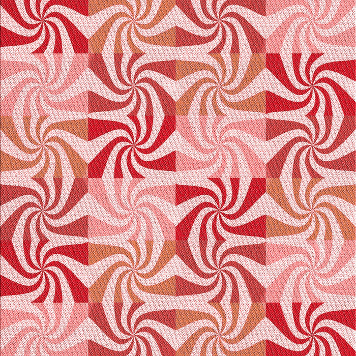 Patterned Deep Rose Pink Rug, pat800rd