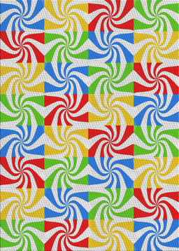 Patterned Mauve Taupe Purple Novelty Rug, pat800