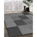 Machine Washable Transitional Gray Rug in a Family Room, wshpat802gry