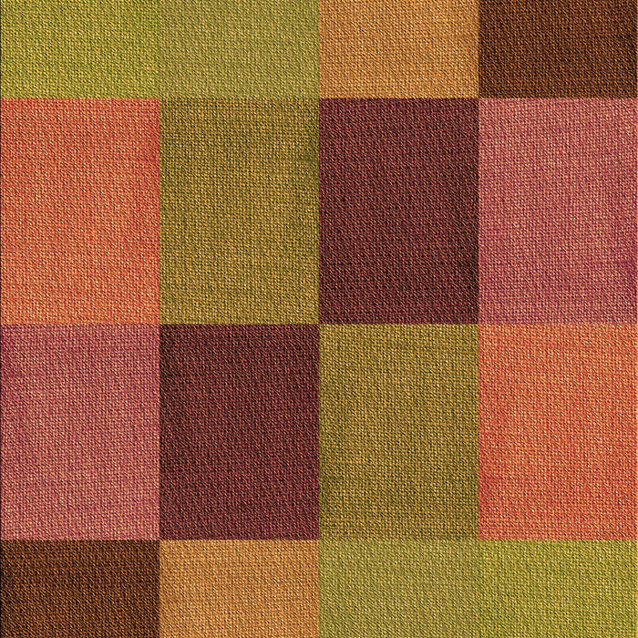 Patterned Cinnamon Brown Rug, pat802org