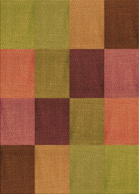 Machine Washable Transitional Cinnamon Brown Rug, wshpat802org