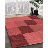 Patterned Red Rug, pat802rd