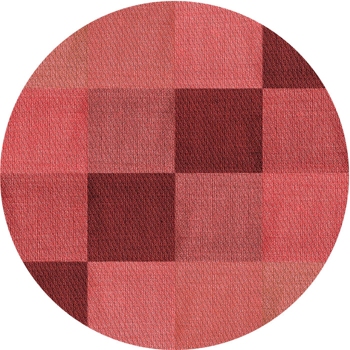 Square Patterned Red Rug, pat802rd