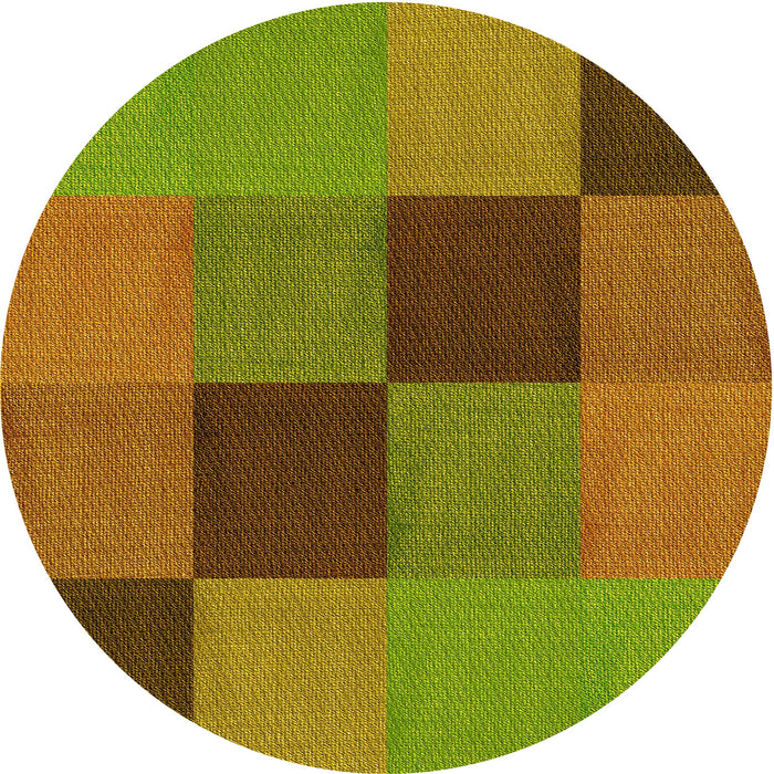 Square Machine Washable Transitional Pistachio Green Rug in a Living Room, wshpat802yw