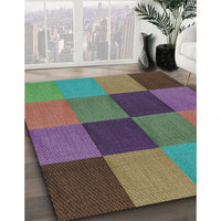 Patterned Green Novelty Rug, pat802