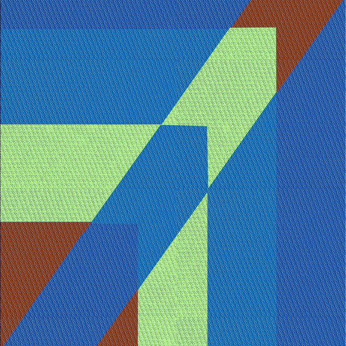 Machine Washable Transitional Sapphire Blue Rug, wshpat803lblu