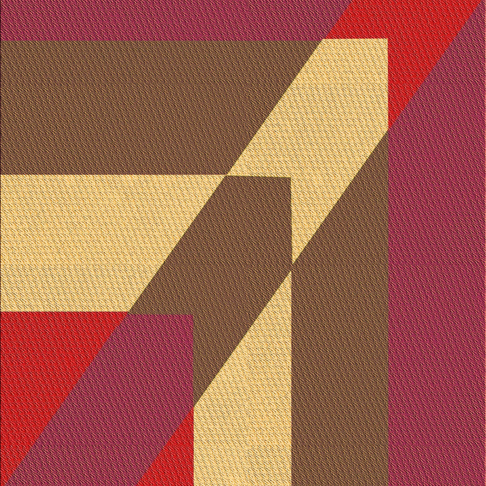 Patterned Red Rug, pat803org