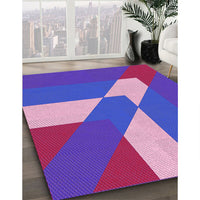 Patterned Purple Rug, pat803pur