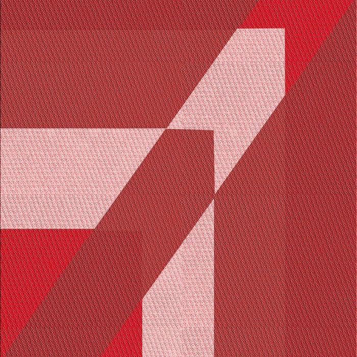 Patterned Red Rug, pat803rd