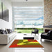 Machine Washable Transitional Red Rug in a Kitchen, wshpat803yw