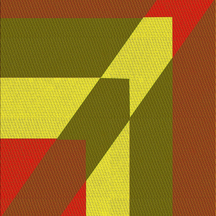 Patterned Red Rug, pat803yw